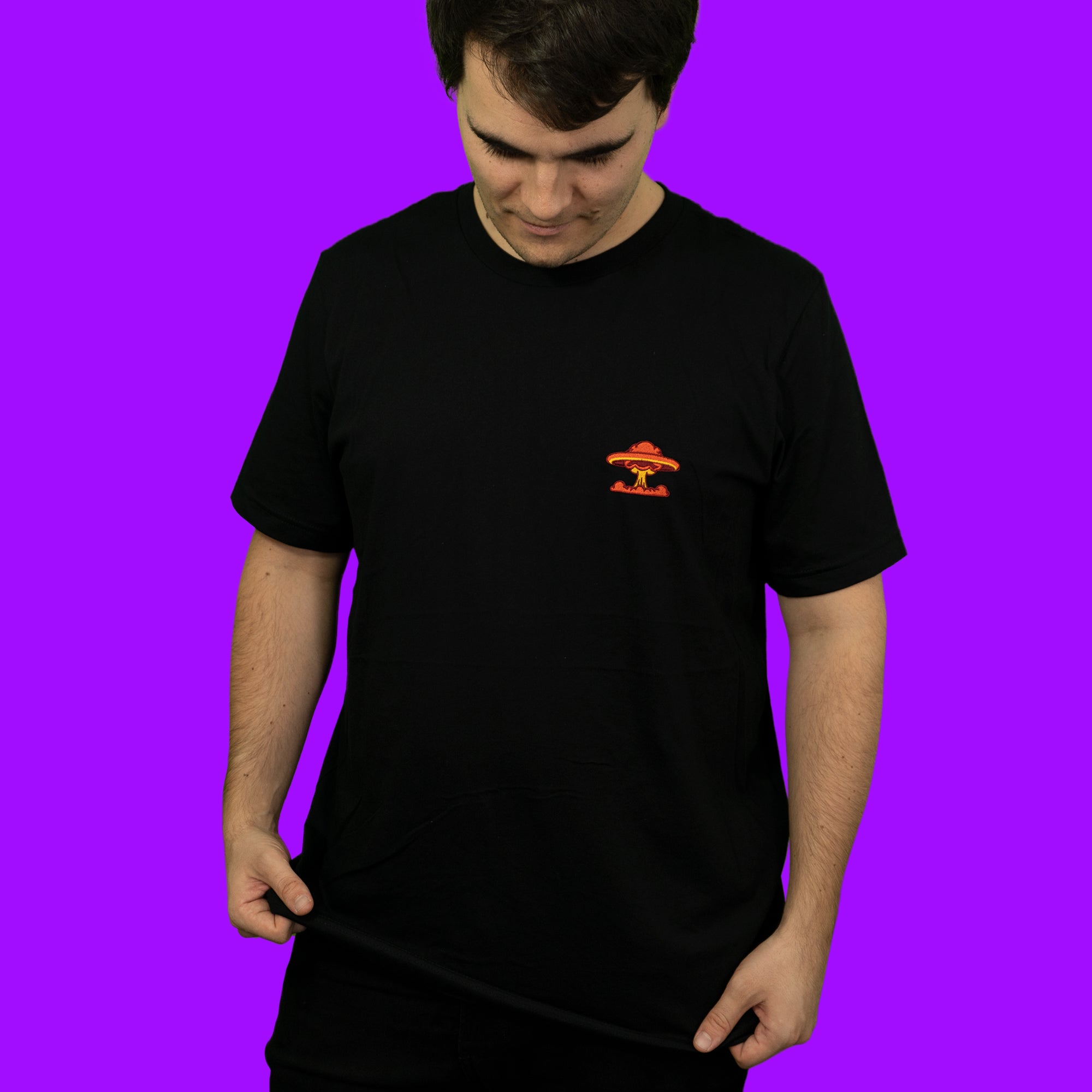 Embroidered Explosion Short-Sleeve Unisex T-Shirt